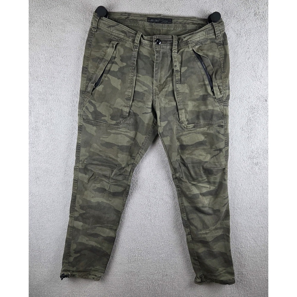 Abercrombie & Fitch Paratrooper Cargo Pants Mens 30x30(32x27) Camo Utility Y2K